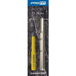 Click & Drill "Heavy Duty" geleidepen voor Diamont Dry-gatzagen met 8 mm Diamond Dry boor
