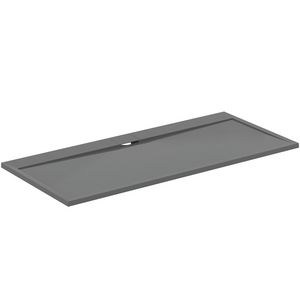 Douchebak I.LIFE ultra flat solid composiet 200x90cm rechthoekig betongrijs