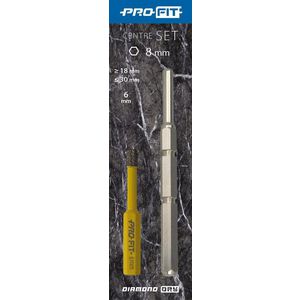 Click & Drill "Heavy Duty" geleidepen voor Diamond Dry-gatzagen met 6mm Diamond Dry boor