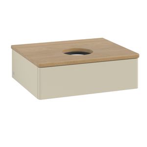 Wastafelonderkast Antao 600x190x500mm S.Grey Matt Lacquer K07011HJ