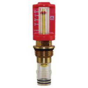 Flowmeter tbv Edelstaalverdeler 0-3l/min.