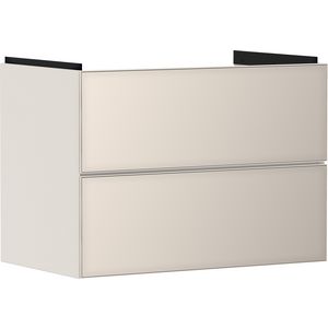 Onderkast Sand Matt beige / front metallic sand beige 780x475mm 2x la tbv wastafel Xevolos E 54179790