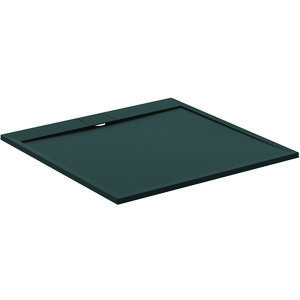 Douchebak I.LIFE ultra flat solid composiet 120x120cm vierkant zwart