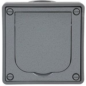 Wandcontactdoos alu kd inb (20 EFDB2)