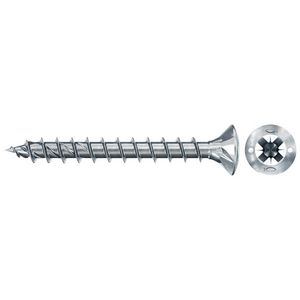 Spaanplaatschroef PowerFast 4,0x30 PZ lenskop VD verzinkt VVE=500