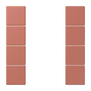Tastafdekking F50 4-voudig compleet LC32121 KNX
