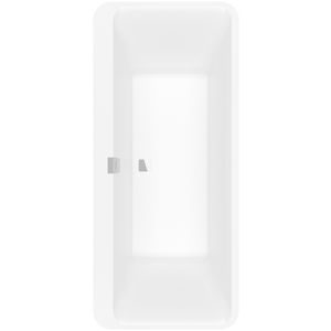 Bad Square Edge 12 vrijstaand 180x80cm quaryl UBQ180SQE9W2V-RW