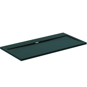 Douchebak I.LIFE ultra flat solid composiet 140x70cm rechthoekig zwart