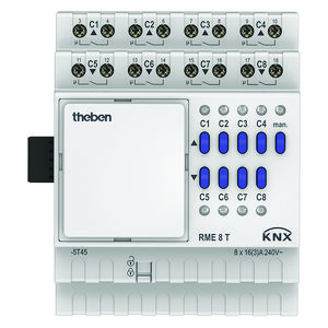Schakel-/jaloezieactor 8/4-voudig uitbreidingsmodule KNX