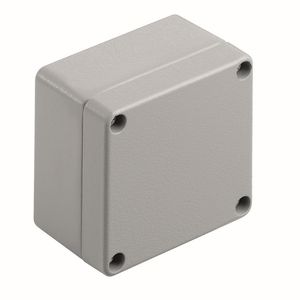 Schakelkast leeg aluminium 70x70x45mm Powder-coate VVE=10