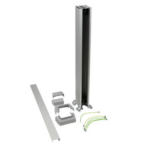 Energiezuil 1 compartiment 45mm 0,68M ALU