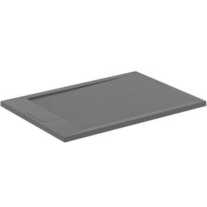 Douchebak I.LIFE ultra flat solid composiet 100x70cm rechthoekig betongrijs