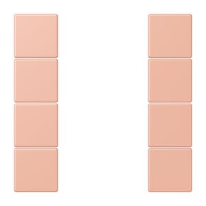 Tastafdekking F50 4-voudig compleet LC32102 KNX