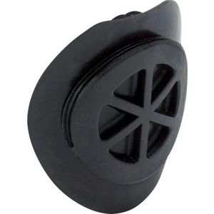 Stop rubber/zwart