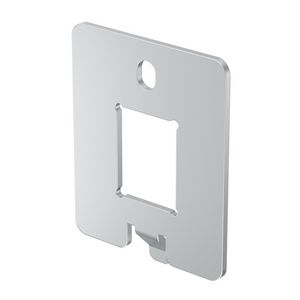 Dataplaat voor UDHOME-ONE type C 38x46x1,5 rvs