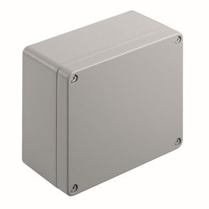Schakelkast leeg aluminium 160x160x91mm Powder-coate