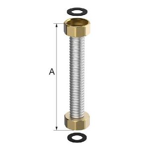 MB Inoflex 1/2"F/F 1000mm DVGW