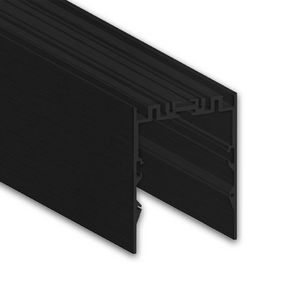 Licht pofiel LL2 L=2mtr. up&down gepoedercoat zwart RAL9005