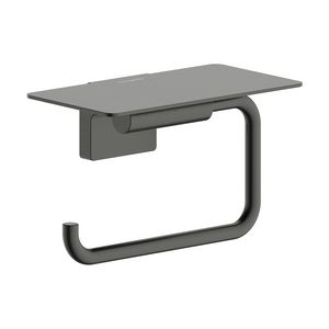 AddStoris S closetrolhouder planchet Brushed Black Chrome