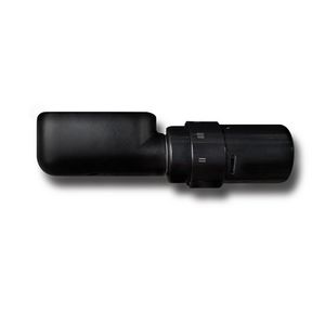 Design-ventielset haaks 1/2"x1/2" MM zwart incl. thermostaatkop excl. knelsets