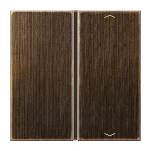 Tastafdekking compleet 1-voudig pijl LS mess.ant KNX VVE=10