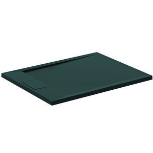 Douchebak I.LIFE ultra flat solid composiet 90x70cm rechthoekig zwart