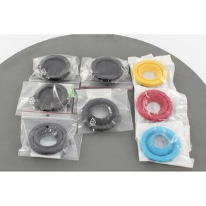 Doorvoer tulen set (rood, blauw en geel) S100614