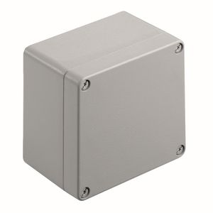 Schakelkast leeg aluminium 122x120x81mm Powder-coate