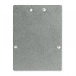 Set a 2st. Eindkap E74 voor profiel LL2 schroeven zilver