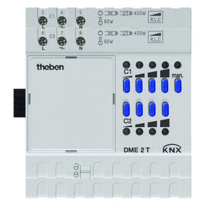 Universele-Dimactor 2-voudig uitbreidingsmodule KNX