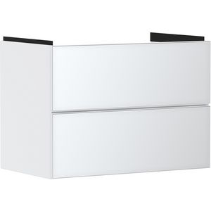 Onderkast mat wit / front metalic wit 780x475mm 2x la tbv wastafel Xevolos E 54178320