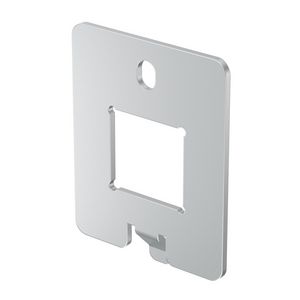 Dataplaat voor UDHOME-ONE type LE 38x46x1,5 rvs
