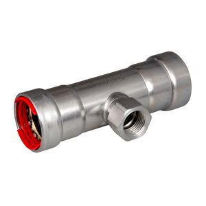 T-koppeling verlopend POWERPRESS dikwandig C9418 1.1/4"x 3/4"bn.dr.x1.1/4"