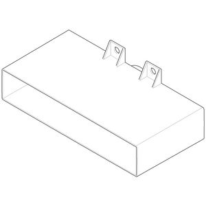 Installatiedoos douche wand Polystyreen element 226X86X117mm