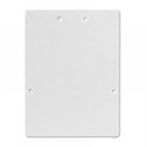 Set a 2st. Eindkap E74W voor profiel LL2 schroeven wit