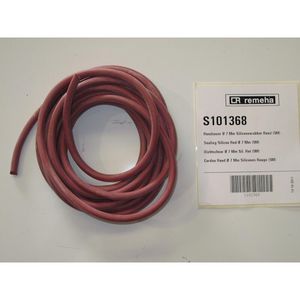 Rondsnoer 7mm sili.rubber rood (L=5m) Gas210/310/610ECO(PRO)