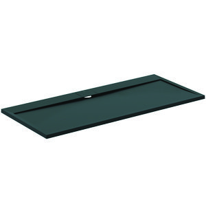 Douchebak I.LIFE ultra flat solid composiet 180x80cm rechthoekig zwart
