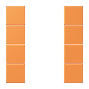 Tastafdekking F50 4-voudig compleet LC32081 KNX