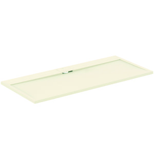 Douchebak I.LIFE ultra flat solid composiet 180x80cm rechthoekig zandbeige