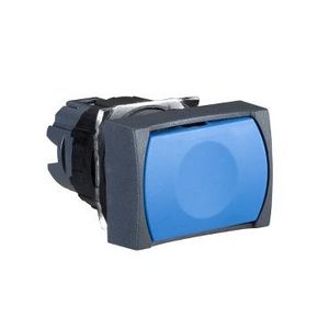 Kop voor rechthoekige drukknop Terugvering Ø16mm Blauw