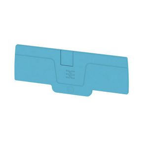 Afsluit- eindplaat blauw h:85.8mm b:2.1mm V-0 Wemi VVE=20