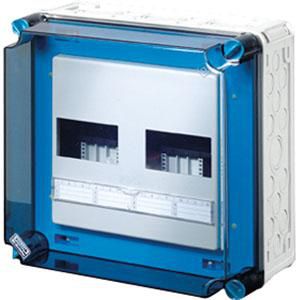 Mi Railkast met 2x Adapter 3p voor MCCB 63A Rail 250A 5p