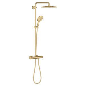 Rainshower SmartActive 310 douchesysteem Mono Rond  incl. S-koppelingen Cool Sunrise geborsteld