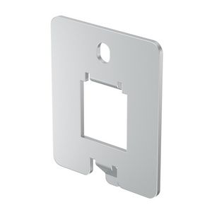 Dataplaat voor UDHOME-ONE type F 38x46x1,5 rvs