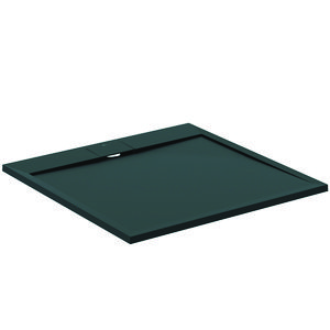 Douchebak I.LIFE ultra flat solid composiet 100x100cm vierkant zwart