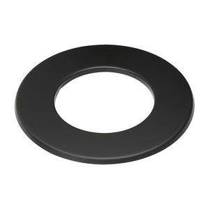 Zwart staal Ø135mm rozet 50mm