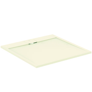 Douchebak I.LIFE ultra flat solid composiet 100x100cm vierkant zandbeige