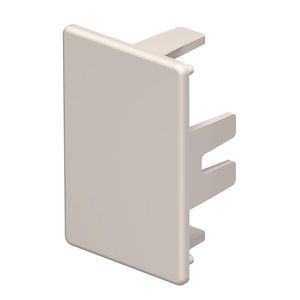 Eindstuk 30x45mm polyvinylchlorid creme wit 9001 VVE=10