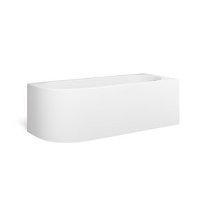 Hoekbad COOL CORNER 170x70cm acryl mat wit rechts incl. afvoergarnituur