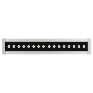 LED-Linear inbouwarmatuur 3000K 14W statisch elliptische Opt